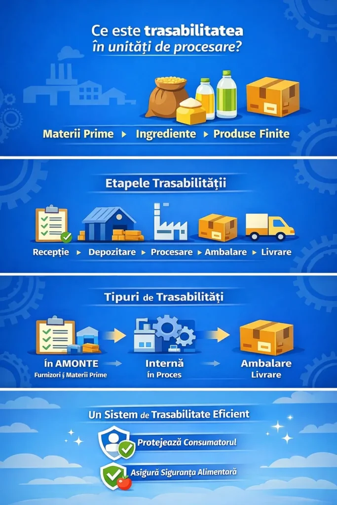 Trasabilitatea in unitati procesare